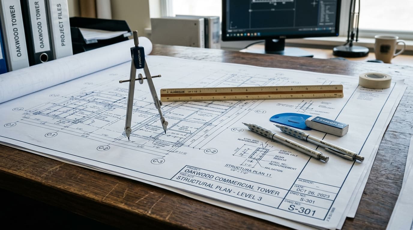 architectural blueprints construction