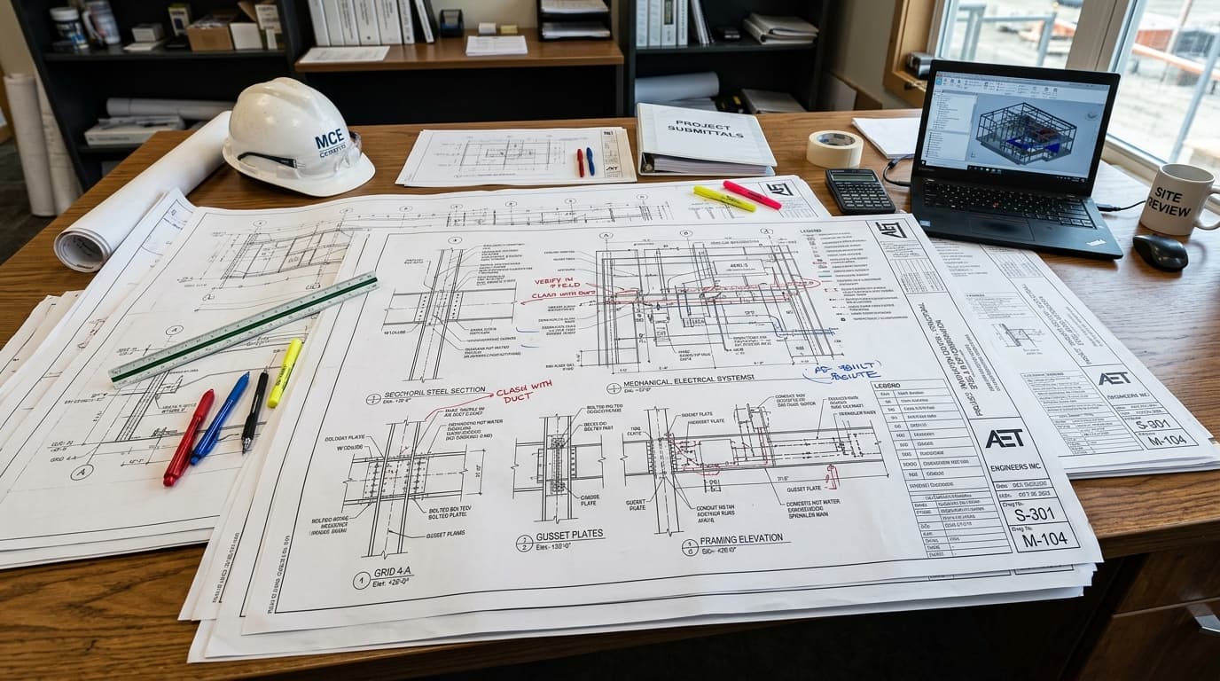 construction engineering drawings technical